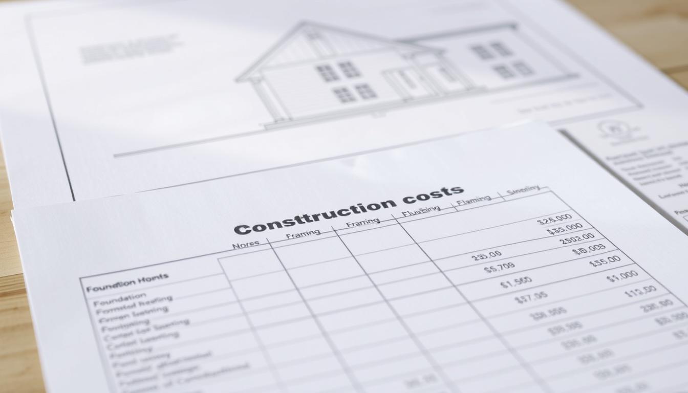 construction costs breakdown